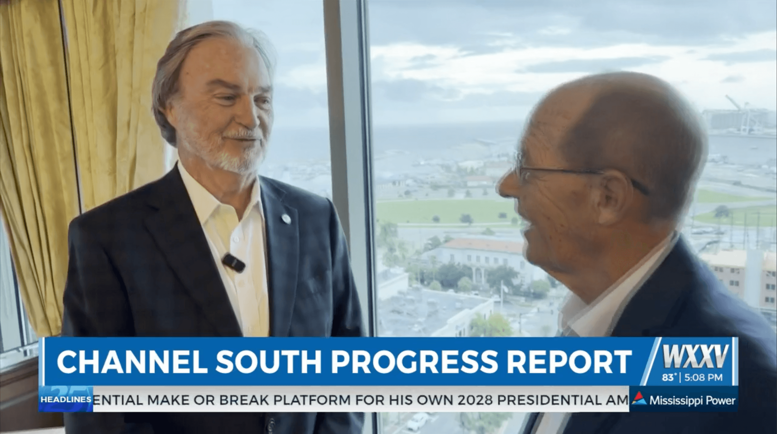Gulfport Mayor Hugh Keating gives update on Channel South project